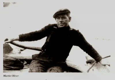 Martin Oliver on Galway Bay Hooker